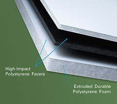 3/16th White Gatorplast Cut To Popular Sizes