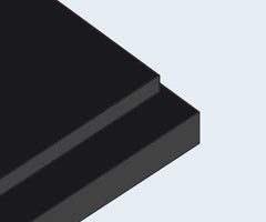 1/2 inch Black Foam Board Cut To Popular Sizes