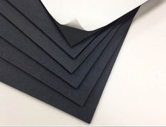 Gilman 24 x 36 x 3/16th Black Self Adhesive Foam Board 25 Sheet Carton High Tack