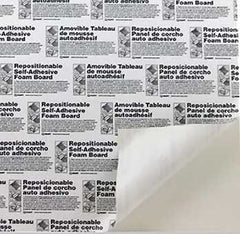 Self Adhesive White Foam Board Choose Your Own Size - Pack of 10