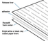 8" x 10" x 3/16" Self Adhesive Foam Board White 45 Pack