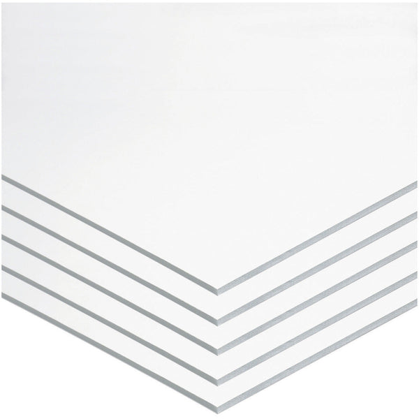48 x 96 x 1/2th White Foam Board 12 Sheet Case